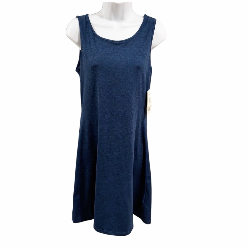 NWT Patagonia Seabrook Sleeveless Mini Dress Channel Blue size Small